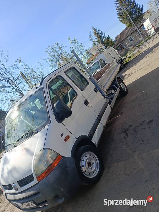 Renault Master 2 2 Wywrotka 7 osobowy Brygadówka Grajewo