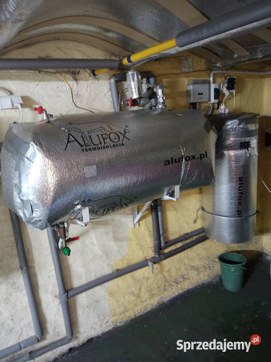 Bojler zbiornik CWU 100 L poziomy dwupłaszczowy