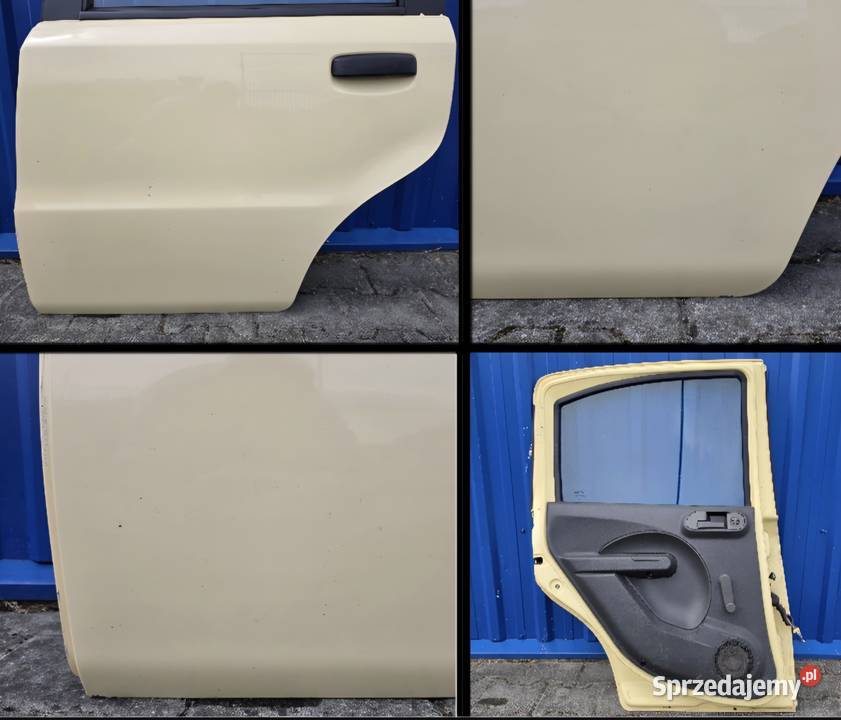 DRZWI PRZÓD LEWY PRAWY TYŁ LEWY PRAWY FIAT PANDA