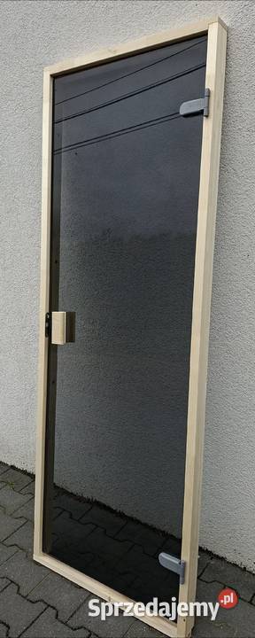 Drzwi do Sauny FIŃSKIEJ 189x690 7x19 osikabrąz Jacuzzi wielkopolskie Gołańcz