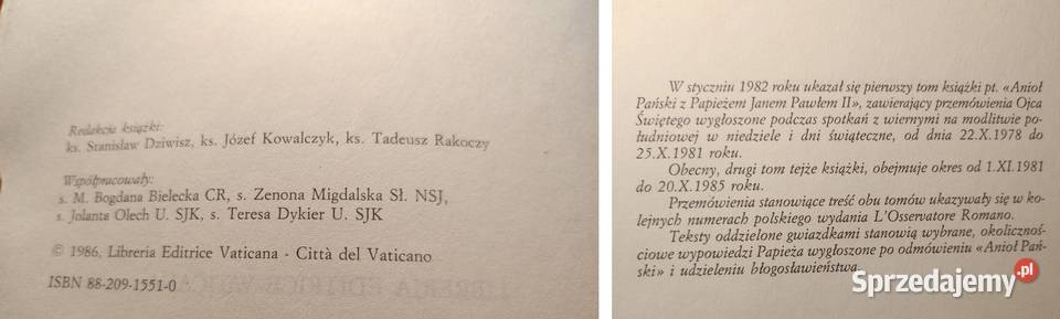 Anioł Pański z Papieżem Janem Pawłem II klaser Kielce