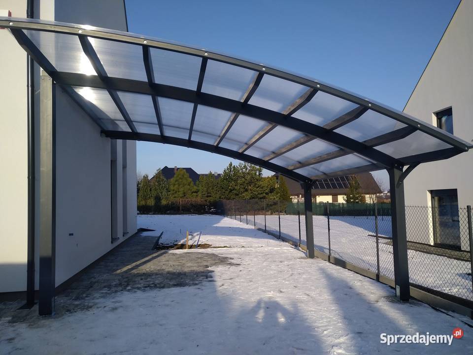Zadaszenie tarasu drewno BSH poliwęglan Murowana Goślina