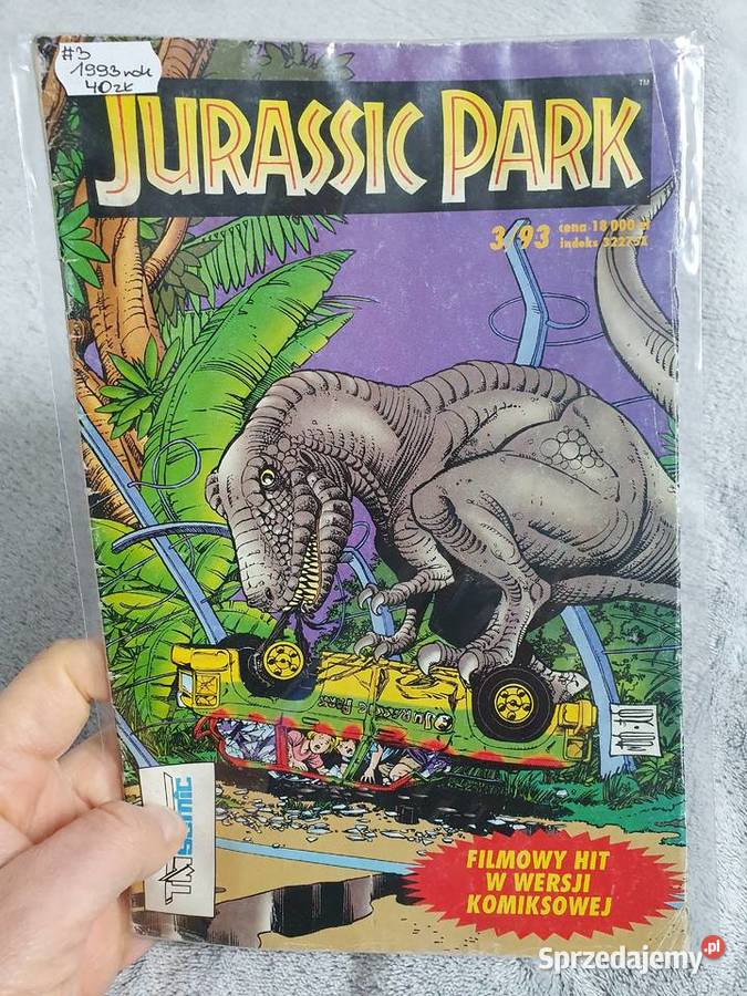 Jurassic Park komiks TMSemic 1993 Gdynia