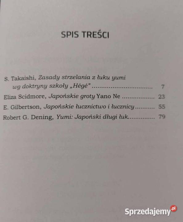 Książka Łucznictwo Japońskie Dening Gilbertson