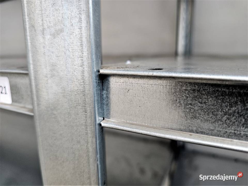 Regał Magazynowy 50x210x39324p Metalowy Ocynk dolnośląskie Dzierżoniów