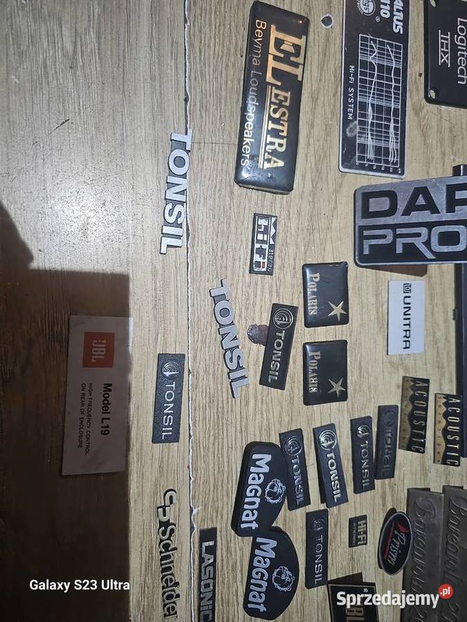 emblematy do kolumn tonsil unitra diora jbl inne śląskie