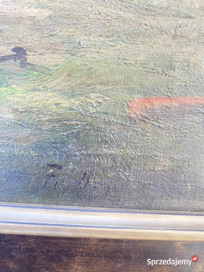 Obraz olejny sygnowany Bretonki XIXXX w Lublin
