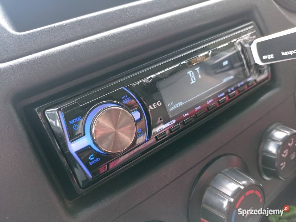 Radio Samochodowe AEG BLUETOOTH AUX USB Karta SD Dzierżoniów
