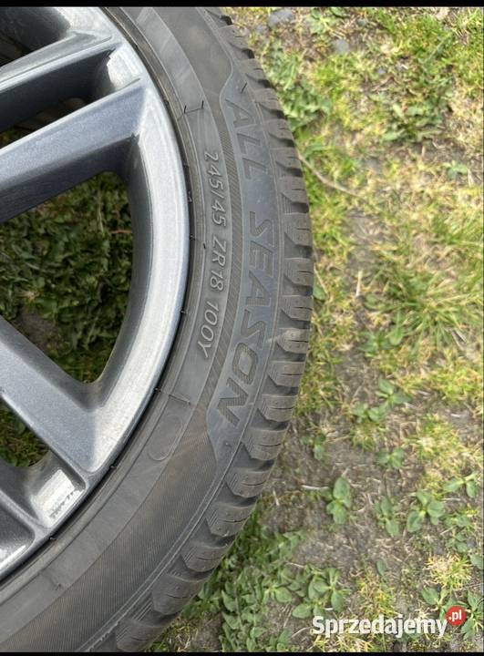 Koła Felgi Audi z oponami wielosezonowymi 24545 wielkopolskie Słupca