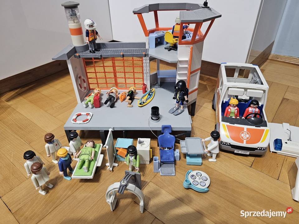Playmobil Straż przybrzeżna karetka elementy