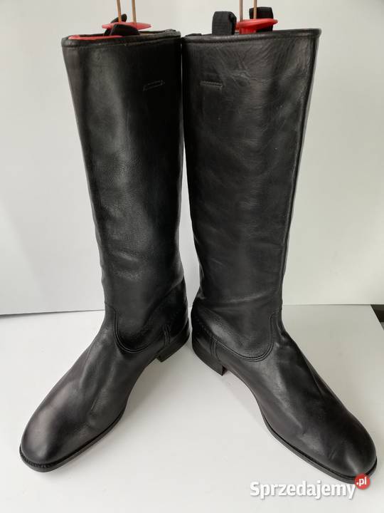 męskie oficerki na skórzanej podeszwie 44 stan Lublin