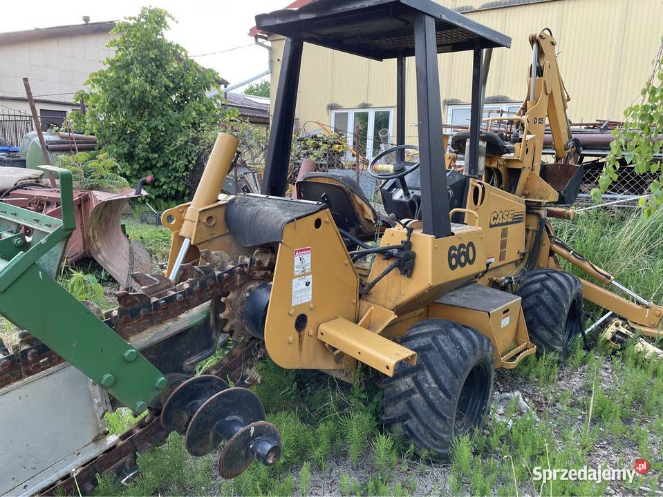 CASE 660 koparka łańcuchowa lemiesz 180 4x4 Koparki Lublin