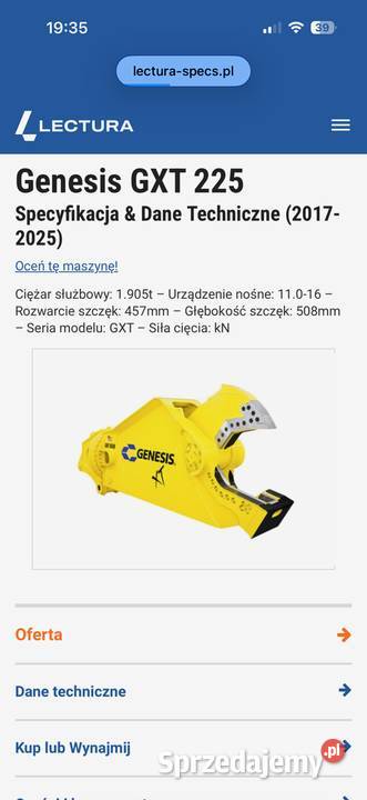 Nożyce do stali GENESIS Bilcza