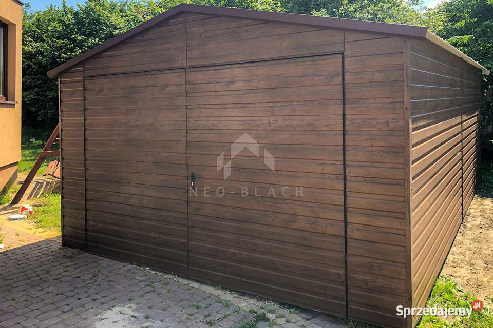 Garaż Blaszany 4x6m Brama Dwuskrzydłowa Pabianice