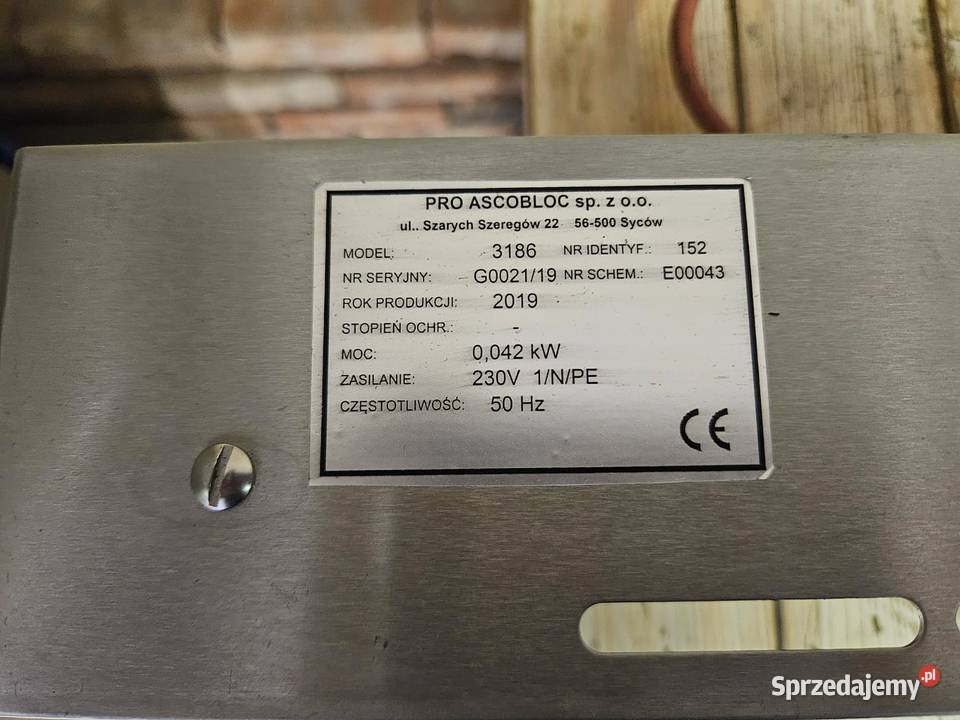 Lampa oświetleniowa do ciągu bemarowego Ascobloc Pszczyna sprzedam