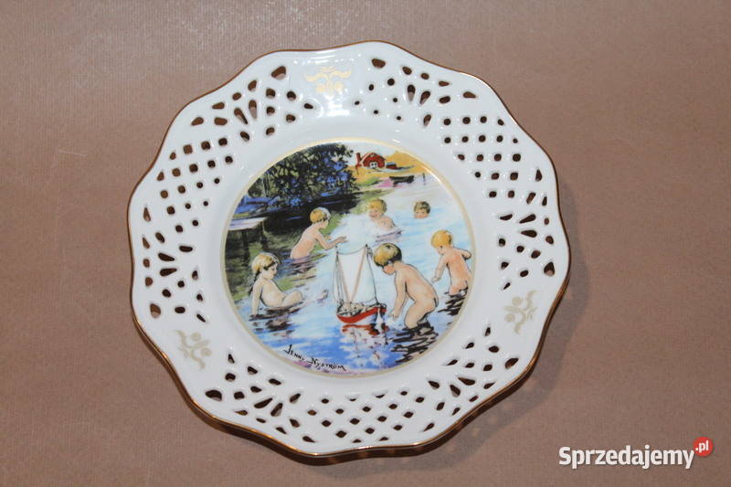 Ażurowy talerzyk Jenny Nystrom 10 sprzedam