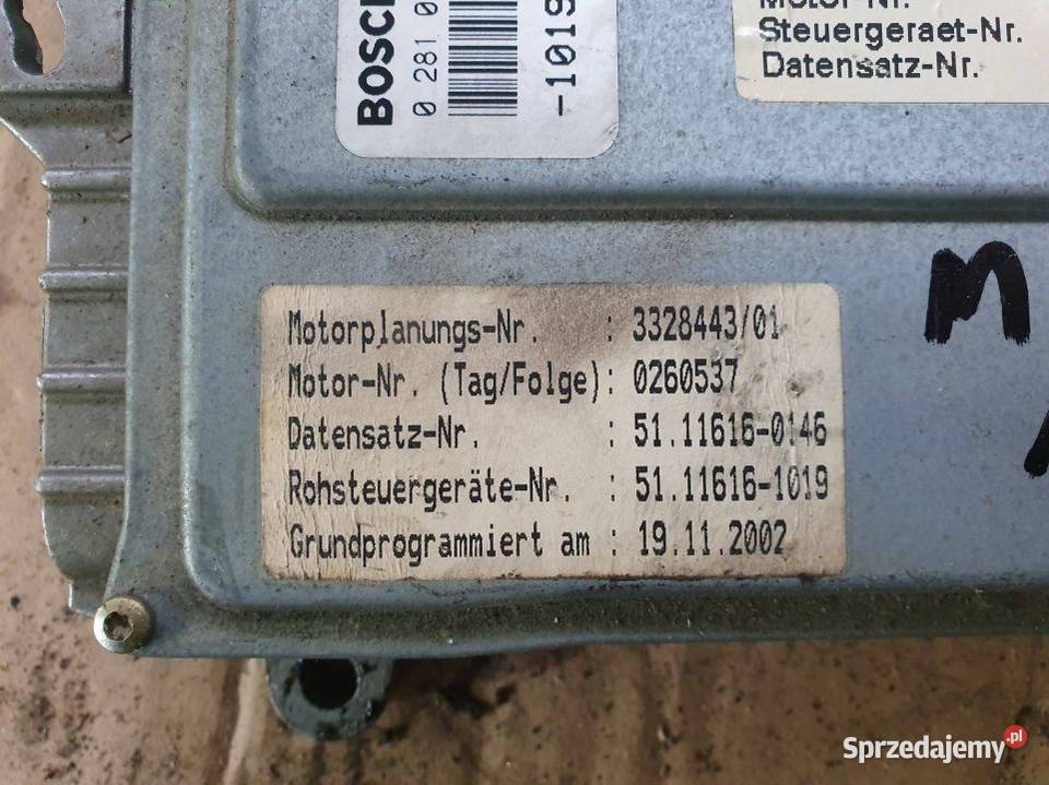 KOMPUTER SILNIKA ECU MAN L2000 0281010347 Lipno