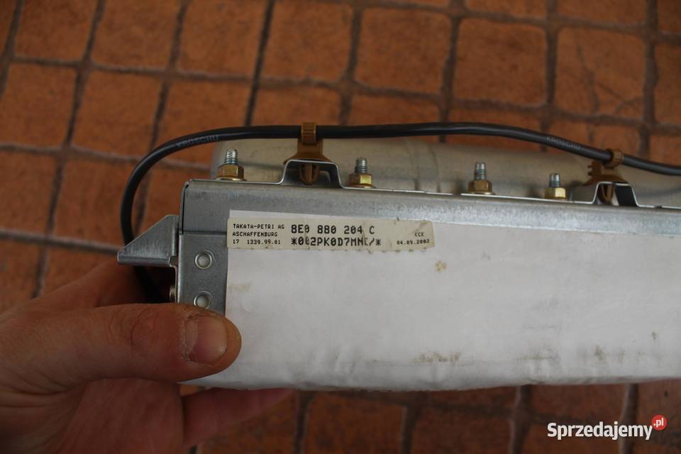 PODUSZKA AIRBAG PASAŻERA AUDI A4 B6 8E0880204C