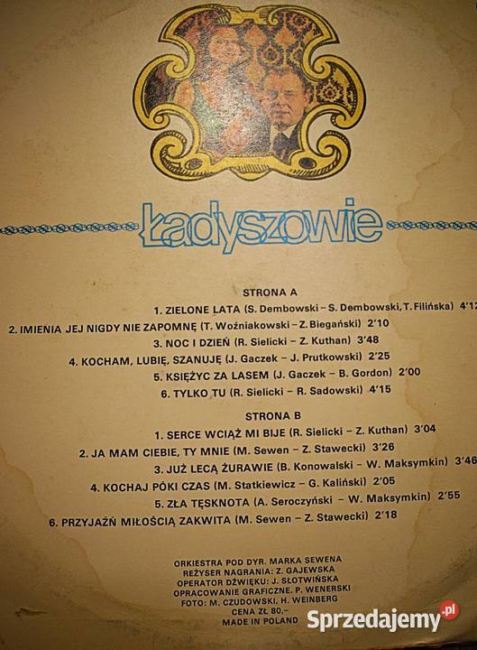 Zielone lata Ładyszowie 1976płyta w stanie Płyty i kasety Chełmno