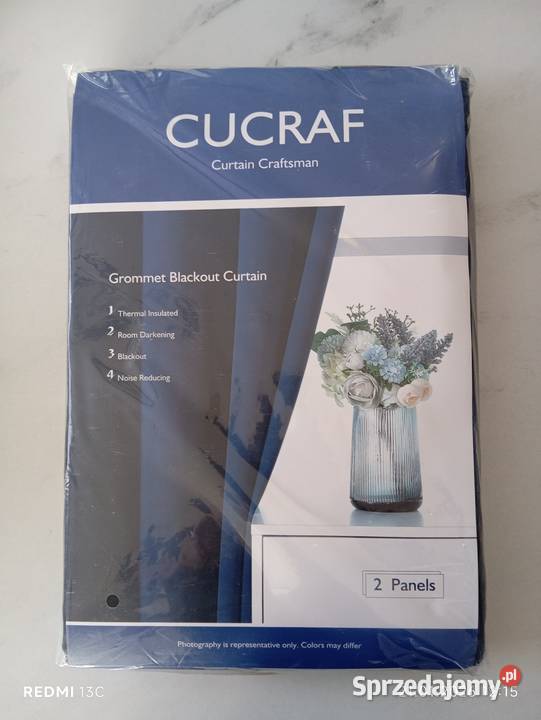 Zasłony zaciemniające marki CUCRAF 140x175 Olszyna sprzedam