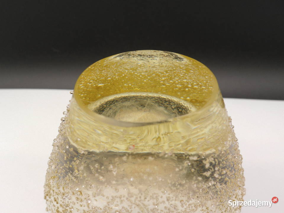 Wazon szklany Miloslav Klinger Zelezny Brod Antyki, Sztuka, Kolekcje Raszków sprzedam