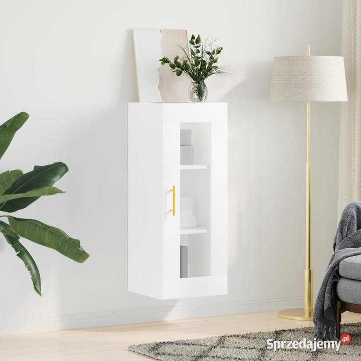 Szafka wisząca biała 345x34x90 WM828900 Pozostałe Warszawa