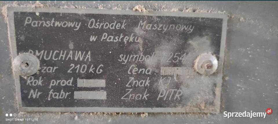 Dmuchawa do słomy Pozostałe Łanięta