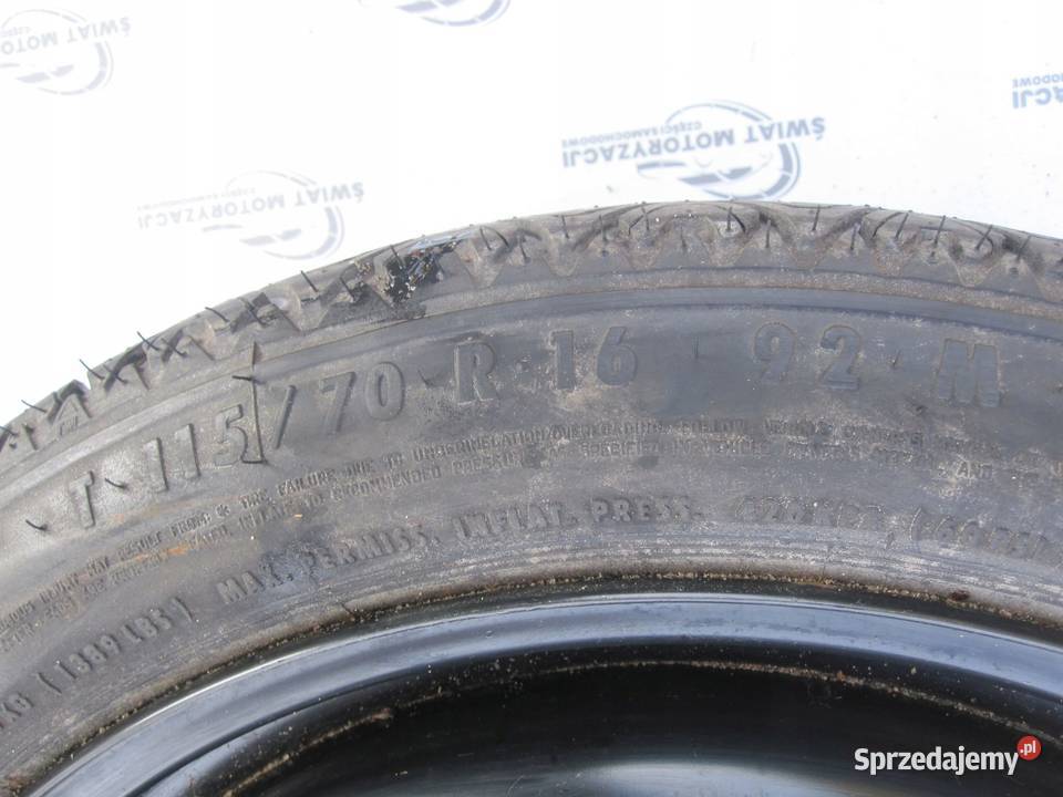 OPEL ASTRA H koło dojazdowe 1157016 92M 4x100 Kielce