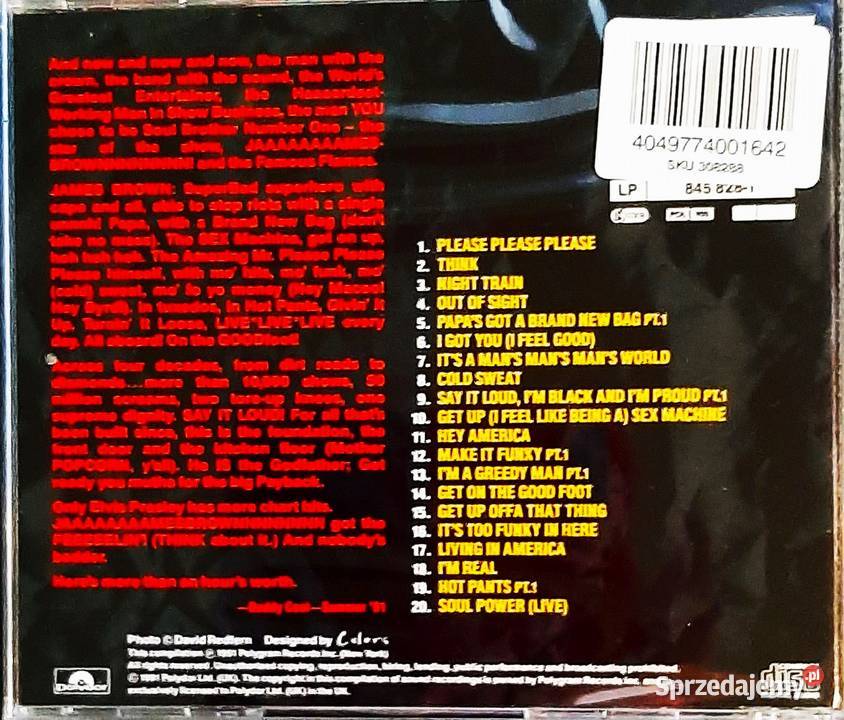 CD Nowa Album CD JAMES BROWN Album Ther very Wrocław