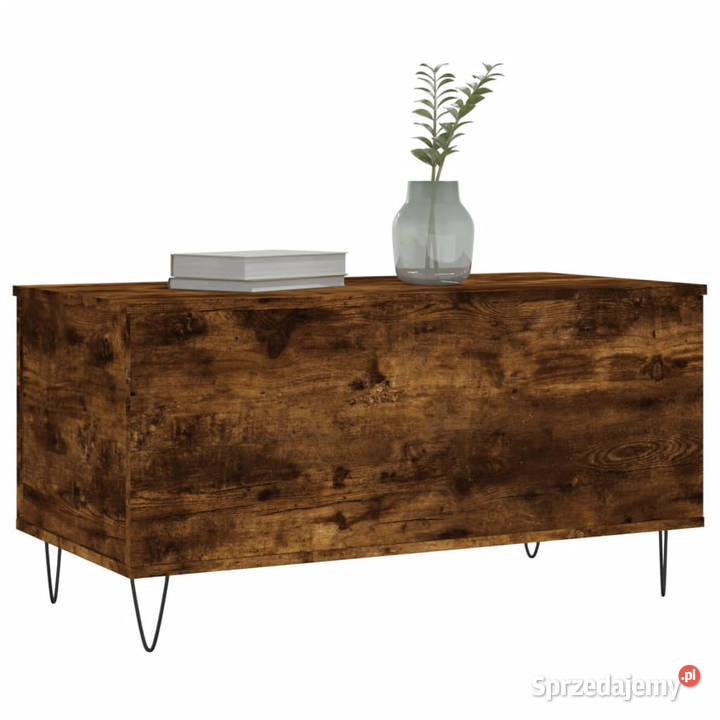 Stolik kawowy przydymiony dąb 90x445x45 WM830977 Warszawa