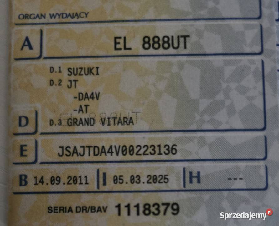 Suzuki Grand Vitara II 2005 2015 24 BENZYNAGAZ Wieliczka