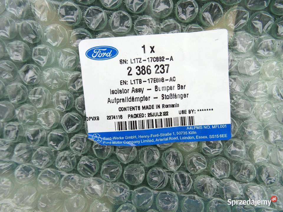 FORD PUMA MK2 ABSORBER ZDERZAKA PRZÓD NOWY Gorzów Wielkopolski