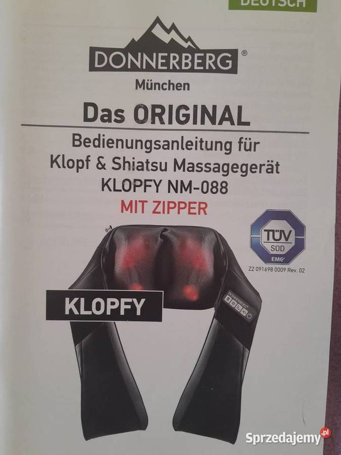 Masażer Donnerberg Mnchen Das Original Klopfy Bydgoszcz