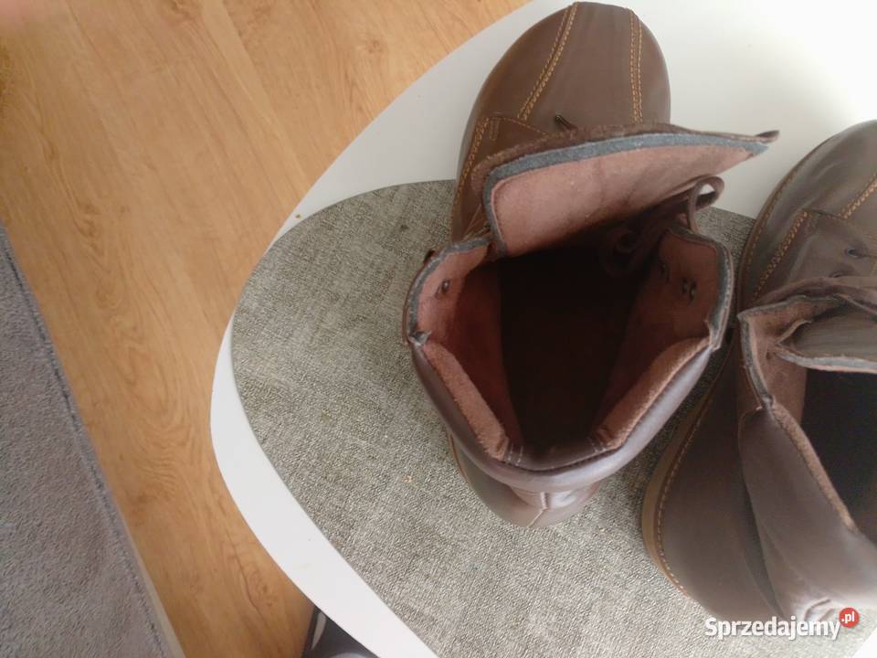 Sprzedam buty skórzane brązowe jesienno zimowe Ełk