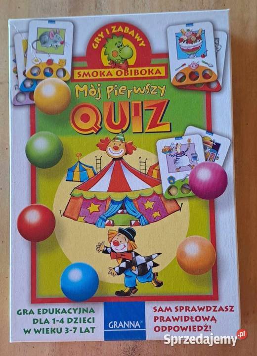 Mój pierwszy quiz Gry i zabawy Smoka Obiboka