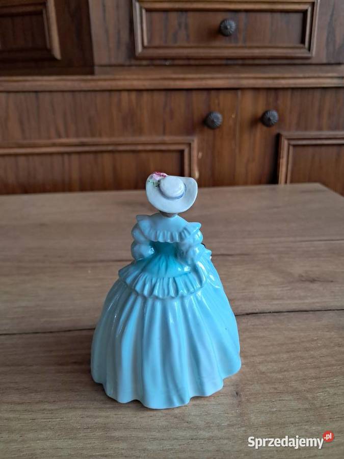 Miniaturowa figurka wykonana Coalport England Porcelana i szkło lubelskie Biłgoraj sprzedam
