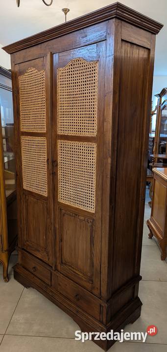 Szafabieliźniarka kolonialna rattan szer 98 śląskie Dąbrowa Górnicza