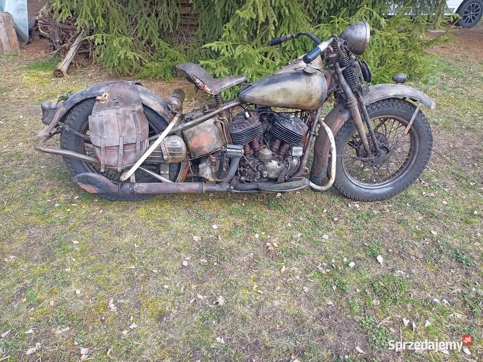 Harley WLA Knucklehead VL US army Sakwy i torby Bydgoszcz