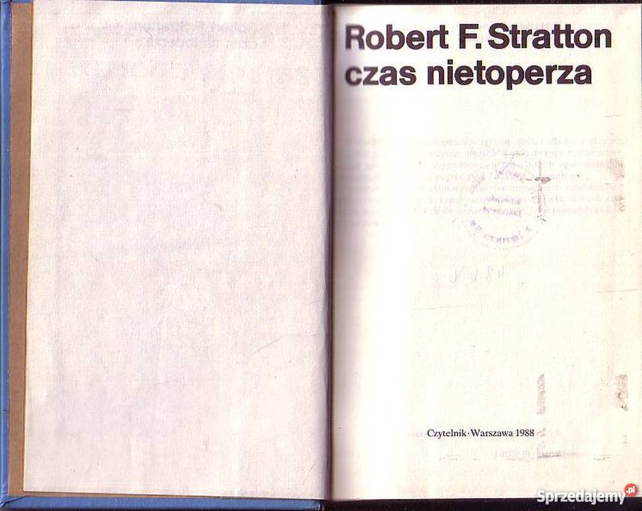 0330 CZAS NIETOPERZA ROBERT F STRATTON Czyrna