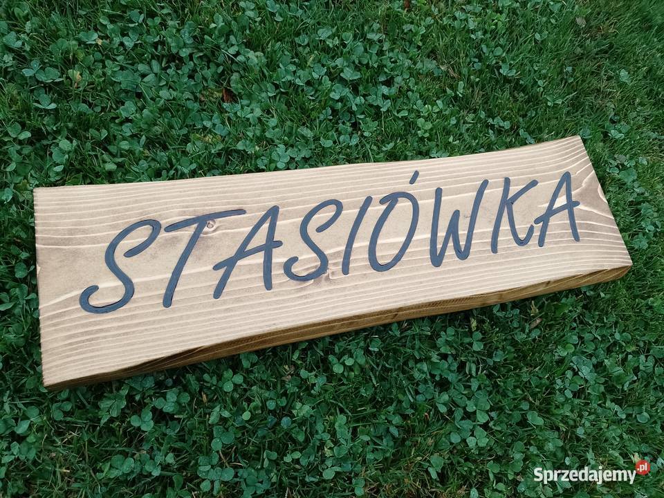 Szyld drewniany na altanę domek z drewna plac Kraków sprzedam
