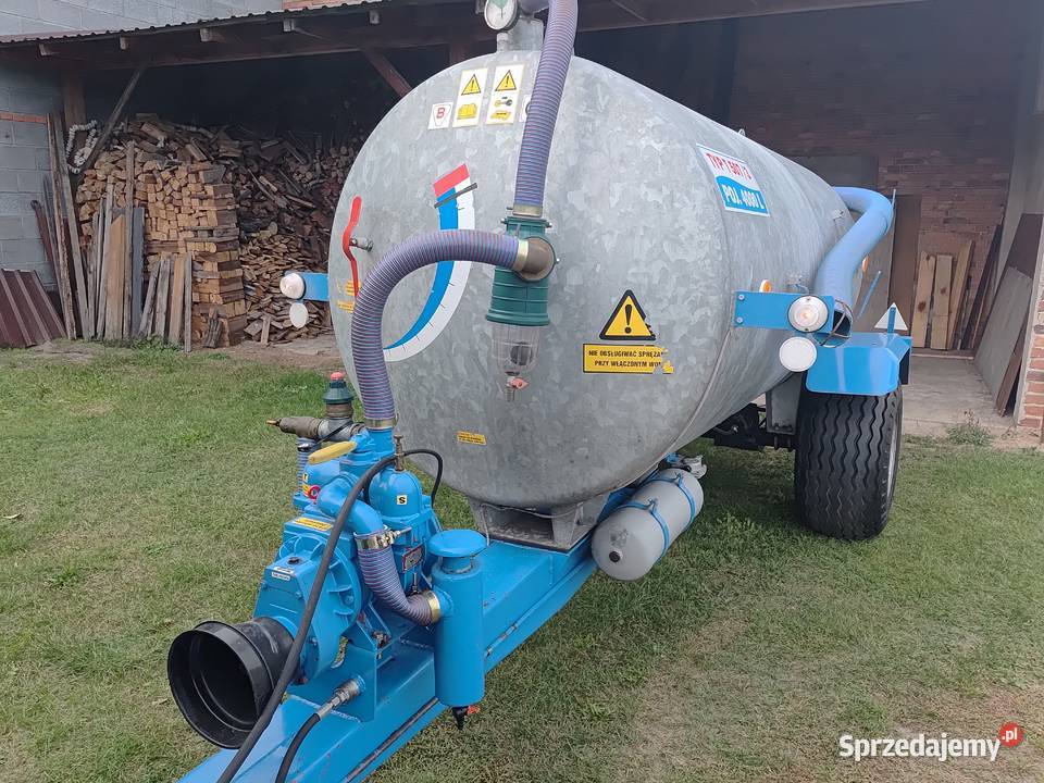 Beczkowóz Pomot Chojna 4000 l Nowy Beczka Wóz nieuszkodzony Grabów nad Prosną