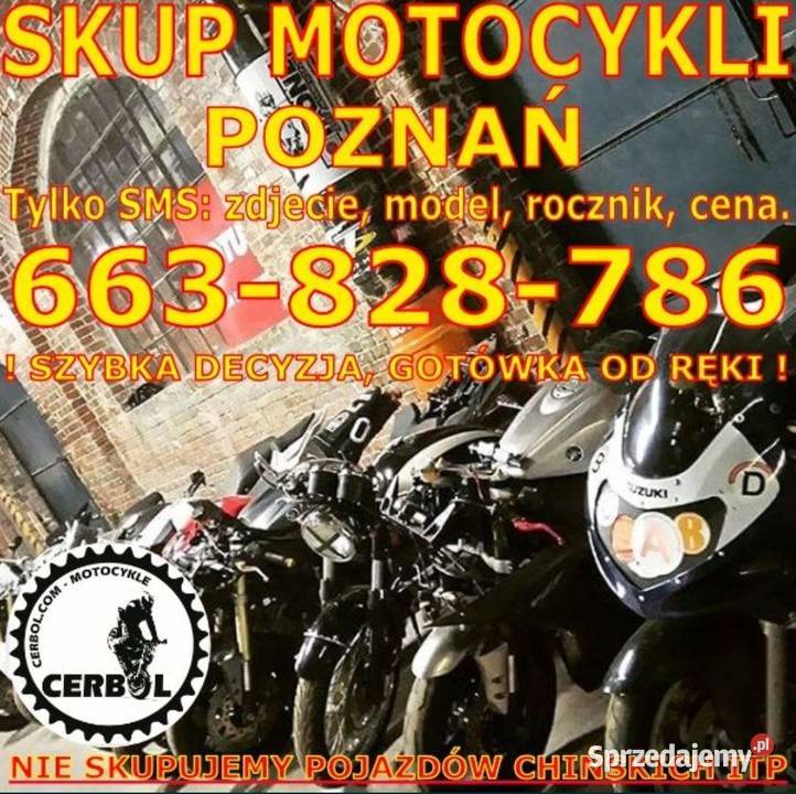 Skup motocykli quadów Poznań WLKP gotówka szybko usługi moto