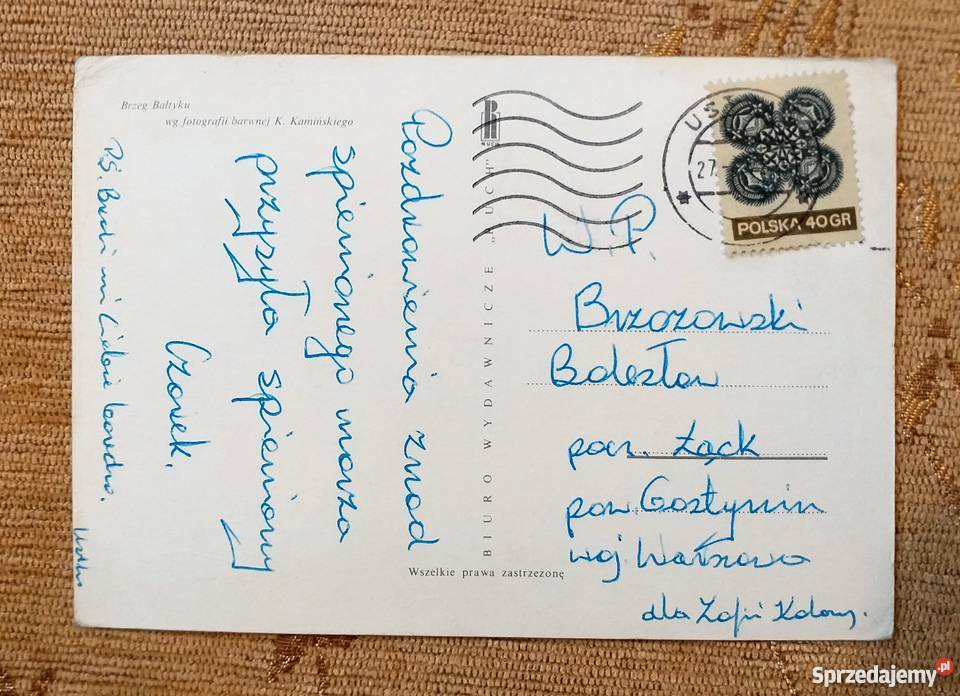 WIDOK NA BRZEG MORZA BAŁTYCKIEGO FOT KAMIŃSKI Piszczac sprzedam