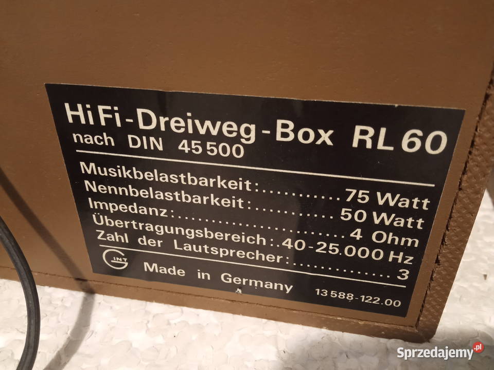 DREIWEGBOX RL 60 Grundig Poznań sprzedam