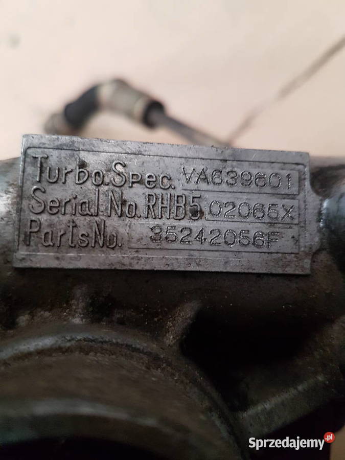 CHRYSLER VOYAGER 25TDI TURBOSPREZARKA VA 639601 wielkopolskie Turek