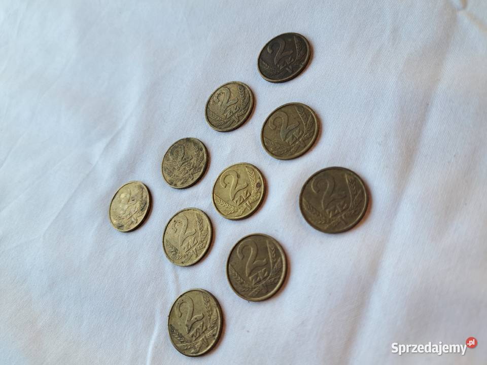 Monety 2 10 sztuk 1979r80r82r85r87r88 Brzesko
