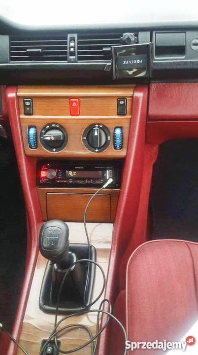 Mercedes c124 Coup 23 piękny unikatowe bordowe 2300cm3 Poznań