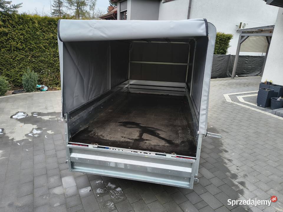 Przyczepa lekka Neptun N7 plus stelaż i plandeka Grabie