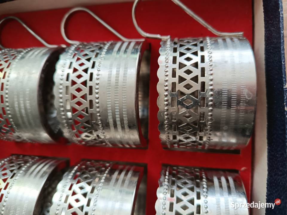 Koszyczki metalowe do szklanekz czasów PRL Pozostałe