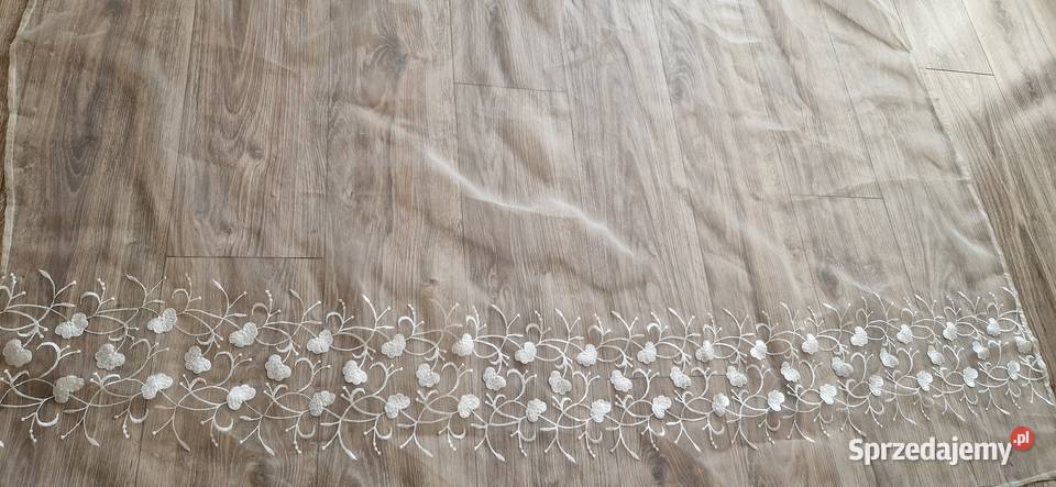 firanka tiul do kuchni pokoju 114 x 158 kremowa Kraków